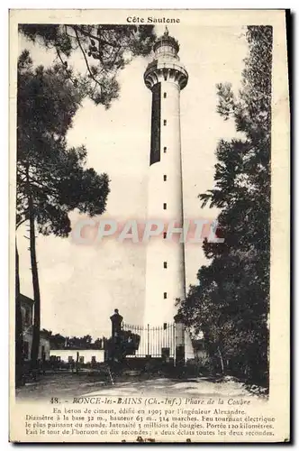 Ansichtskarte AK Phare de la Coubre Ronce les Bains