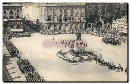 Moderne Karte Militaria Prise d&#39armes a Nancy