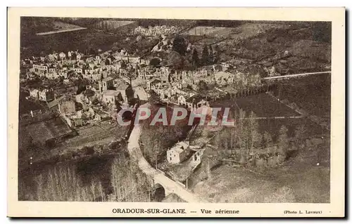 Cartes postales moderne Militaria Oradour sur Glane Vue aerienne