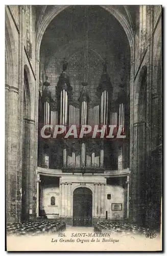 Ansichtskarte AK Orgue Saint Maximin Les grands orgues de la basilique