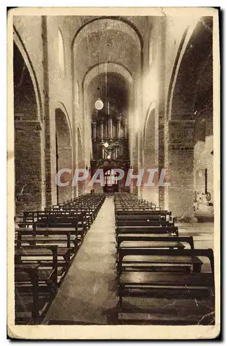 Ansichtskarte AK Orgue Saint Guilhem le Desert Interieur de l&#39eglise abbatiale Le nef les orgues