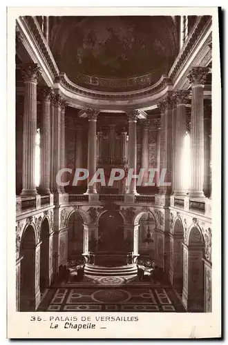 Ansichtskarte AK Orgue Palais de Versailles La chapelle