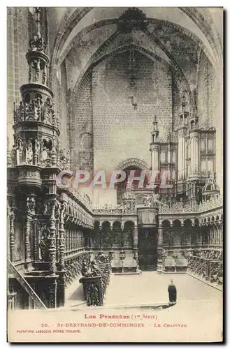 Cartes postales Orgue St Bertrand de Comminges Le chapitre
