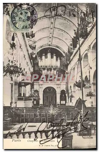 Cartes postales Orgue Paris Chapelle des Invalides