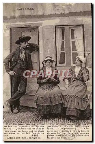 Cartes postales Folklore Auvergne