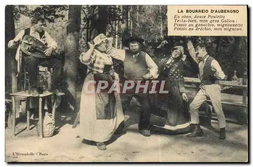 Ansichtskarte AK Folklore La bourree