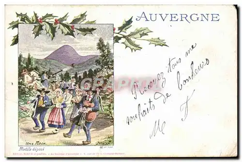 Cartes postales Folklore Auvergne