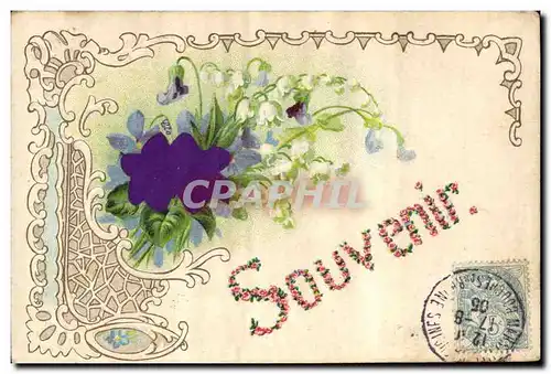 Cartes postales Fantaisie Fleurs Muguet