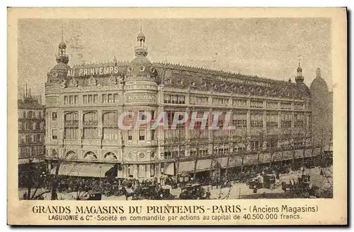 Cartes postales Publicite Grands Magasins du Printemps Paris