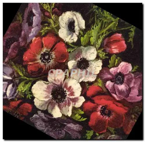 Cartes postales Fantaisie Fleurs