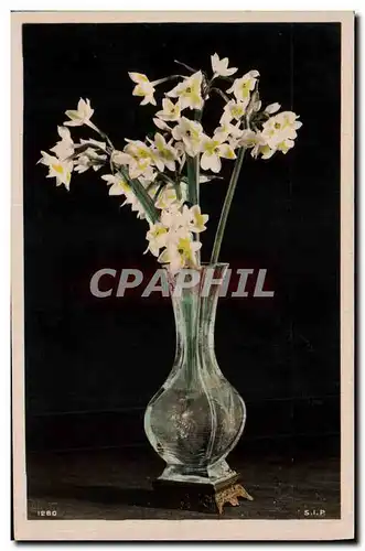 Cartes postales Fantaisie Fleurs