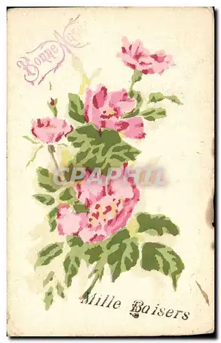 Cartes postales Fantaisie Fleurs