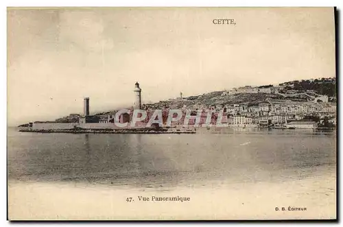 Cartes postales Phare Cette Vue panoramique