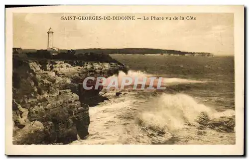 Cartes postales Phare vu de la Cote Sainte Georges de Didonne