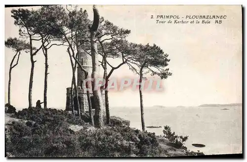 Cartes postales Phare Paimpol Ploubazlanec Tour de Kerhor et la baie