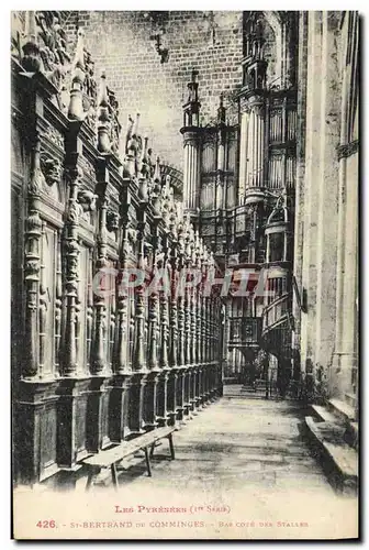 Ansichtskarte AK Orgue St Bertrand de Comminges Bas cote des stalles