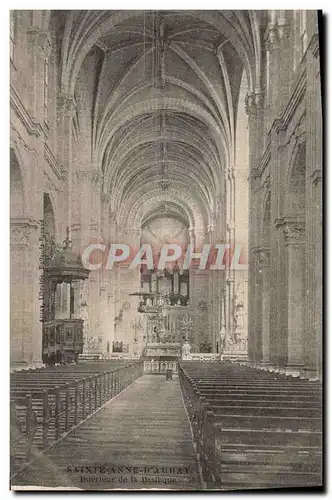 Ansichtskarte AK Orgue Sainte Anne d&#39Auray Interieur de la basilique