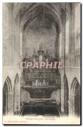 Ansichtskarte AK Orgue Basilique Saint Just Les orgues