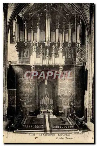 Ansichtskarte AK Orgue Albi La cathedrale Les orgues