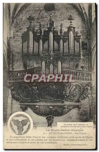 Cartes postales Orgue Luxeuil les Bains Les orgues
