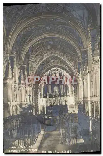 Cartes postales Orgue Aix les Bains Abbaye d&#39Hautecombe Interieur de l&#39eglise