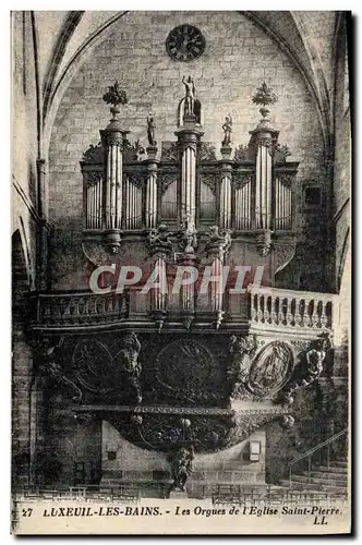 Ansichtskarte AK Orgue Luxeuil les Bains Les orgues de l&#39eglise Saint Pierre