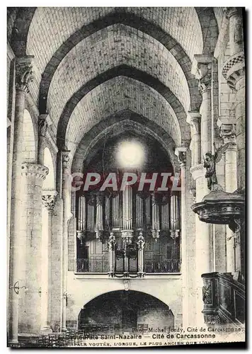 Ansichtskarte AK Orgue Cathedrale Saint Nazaire Cite de Carcassonne