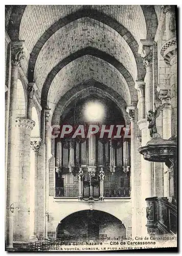 Cartes postales Orgue Cathedrale Saint Nazaire Cite de Carcassonne