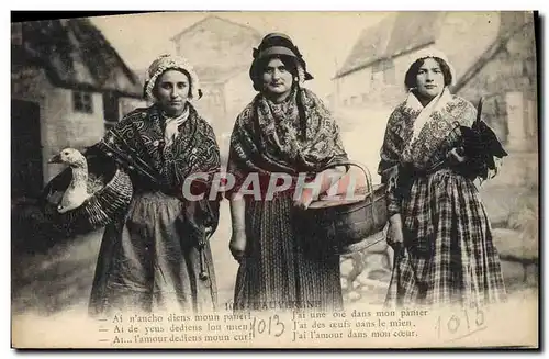 Cartes postales Folklore Auvergne