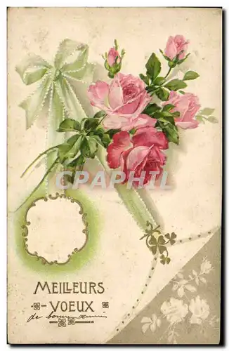 Cartes postales Fantaisie Fleurs