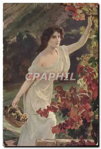 Cartes postales Vin Vendanges Salon de 1913 Abel Boye Dans les Pampres