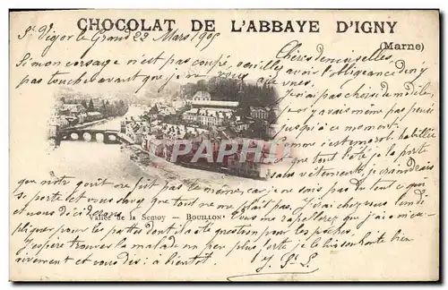 Ansichtskarte AK Publicite Chocolat de l&#39Abbaye d&#39Igny