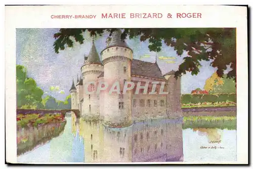 Cartes postales Publicite Cherry Brandy Marie Brizard & Roger