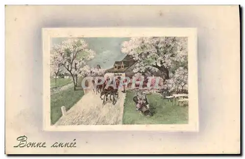 Cartes postales Fantaisie Bonne annee