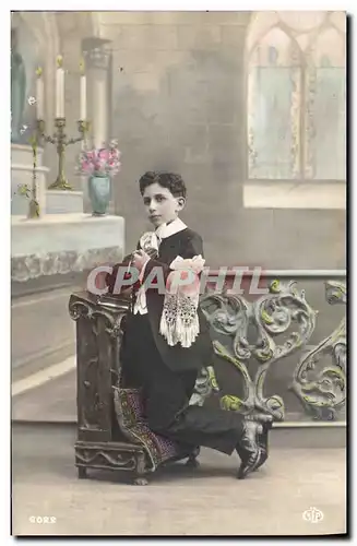 Cartes postales Fantaisie Communion Enfant