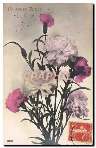 Cartes postales Fantaisie Fleurs