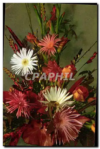 Cartes postales Fantaisie Fleurs Bouquet