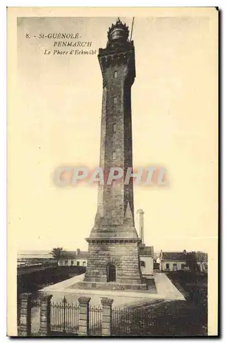 Cartes postales Phare d&#39Eckmuhl St Guenole Penmarch