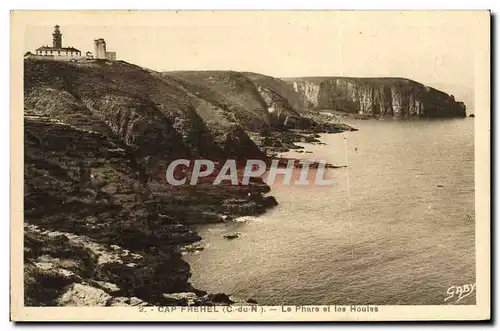 Ansichtskarte AK Phare Cap Frehel Le phare et les Houles