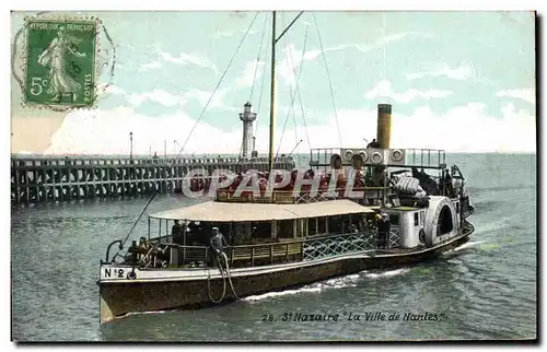 Cartes postales Phare St Nazaire La Ville de Nantes Bateau