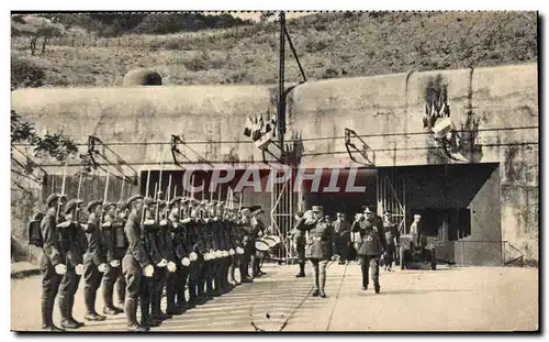 Cartes postales moderne Militaria Le general Colson Chef d&#39Etat Major general inspectant un ouvrage fortifie