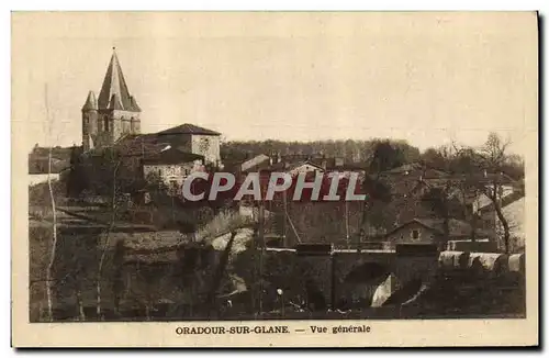 Cartes postales moderne Militaria Oradour sur Glane Vue generale