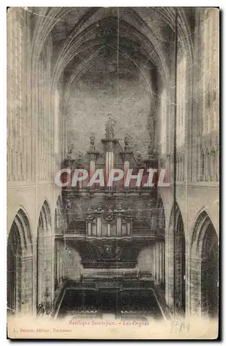 Ansichtskarte AK Orgue Basilique St Jean Les orgues