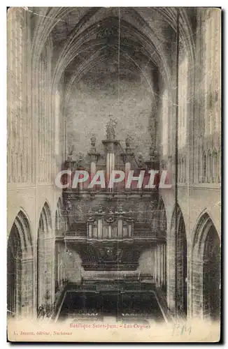 Cartes postales Orgue Basilique St Jean Les orgues