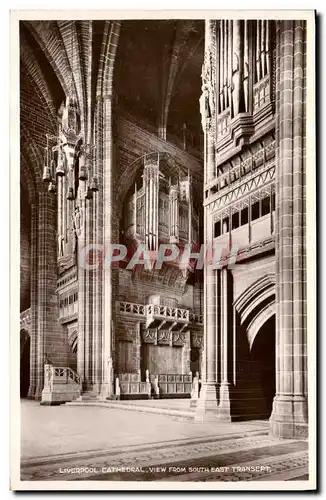Cartes postales Orgue Liverpool Cathedral View from South East Transept