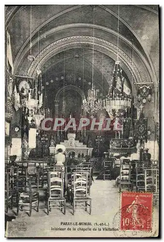 Cartes postales Orgue Paray le Monial Interieur de la chapelle de la Visitation