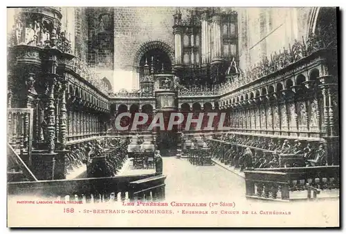 Cartes postales Orgue St Bertrand de Comminges Ensemble du choeur de la cathedrale