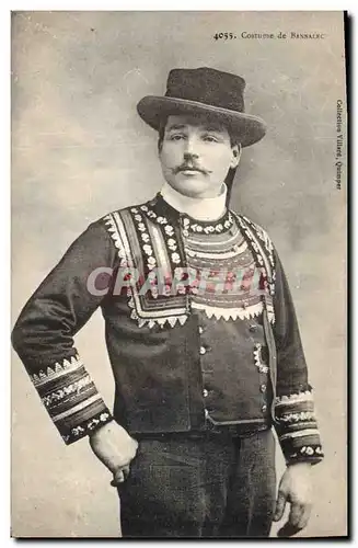 Ansichtskarte AK Folklore Costume de Bannalec