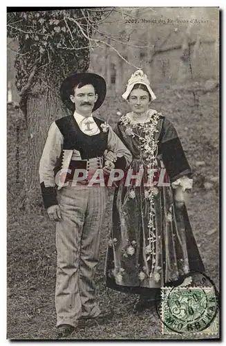 Cartes postales Folklore Maries des environs d&#39Auray Mariage