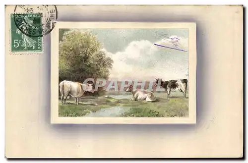 Cartes postales Fantaisie Vaches